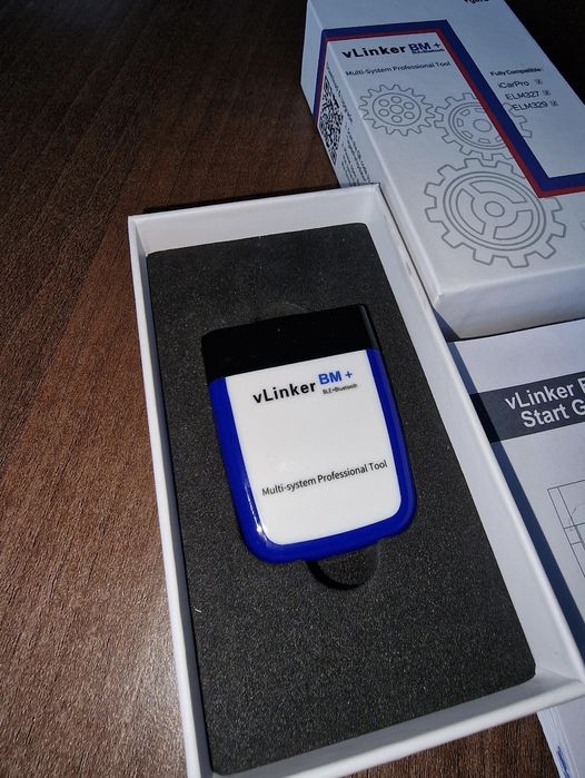 Diagnoza BMW VGate Vlinker BM+ BT BLE Bimmecode iphone Android NOU
