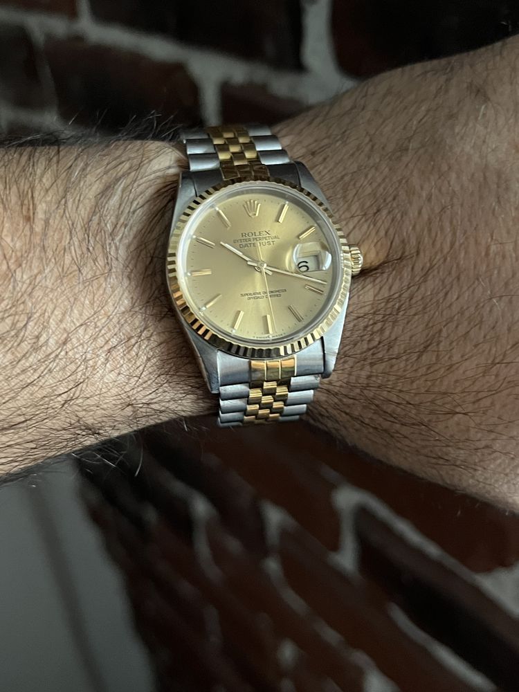 Rolex Datejust Two Tone (3135, safir)