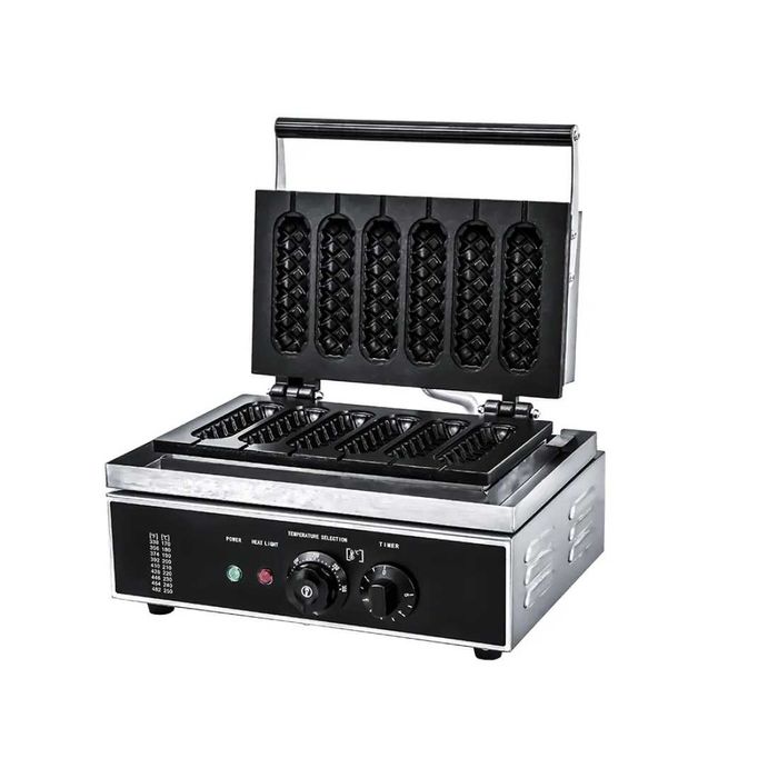 ПРОМОЦИЯ -15% Професионален гофретник за хотдог – 6 броя