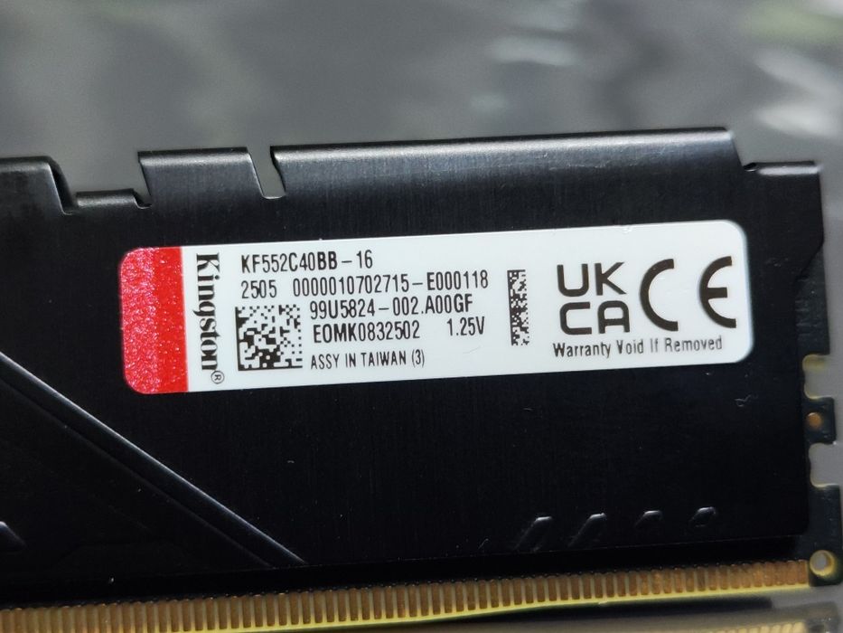Продавам рам Kingston FURY Beast DDR5 KF552C40BB - 16 GB (3x16GB)