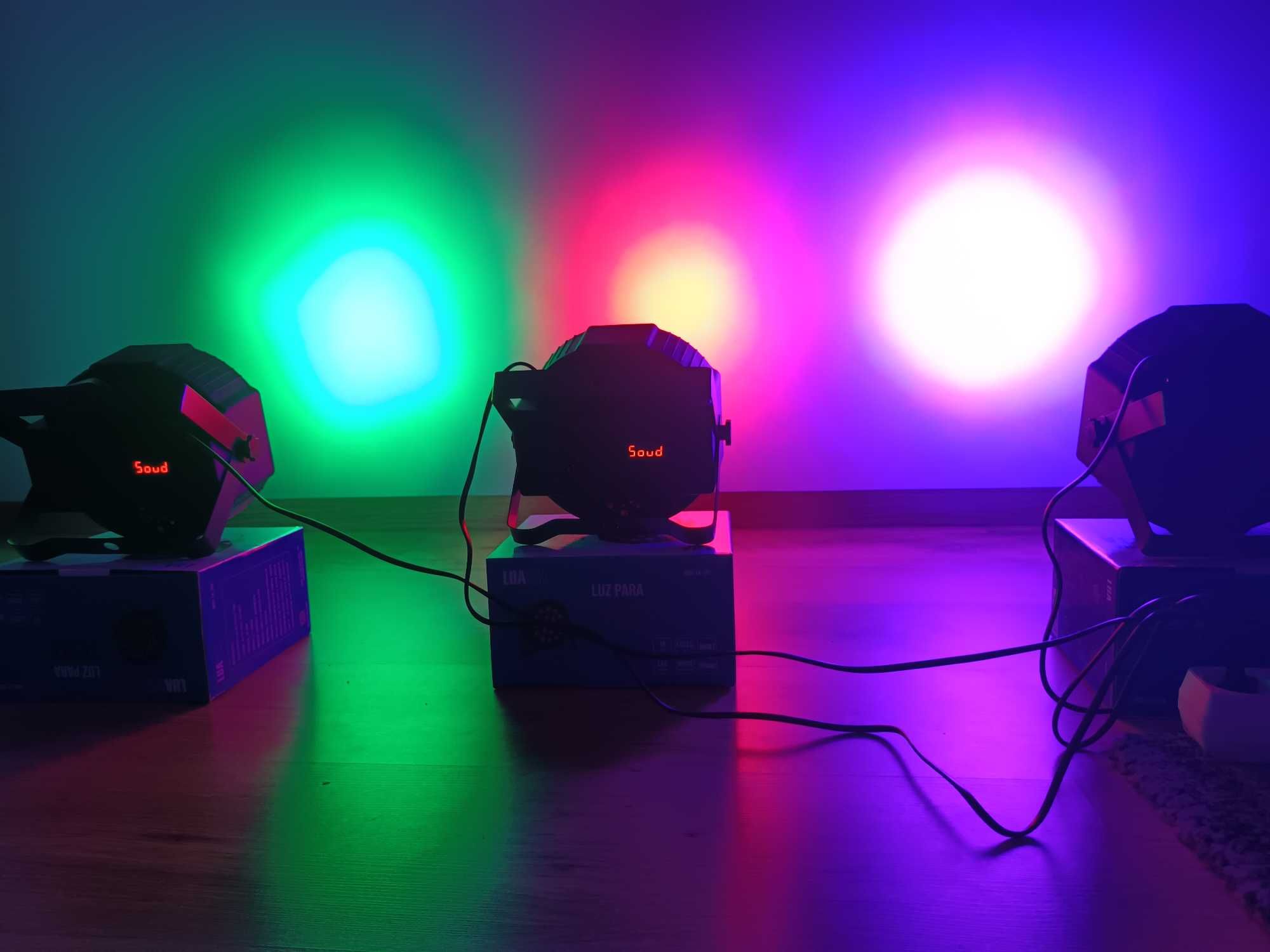 Lumini Scena Club Majorat Proiector 18 leduri RGB Orga de lumini Party