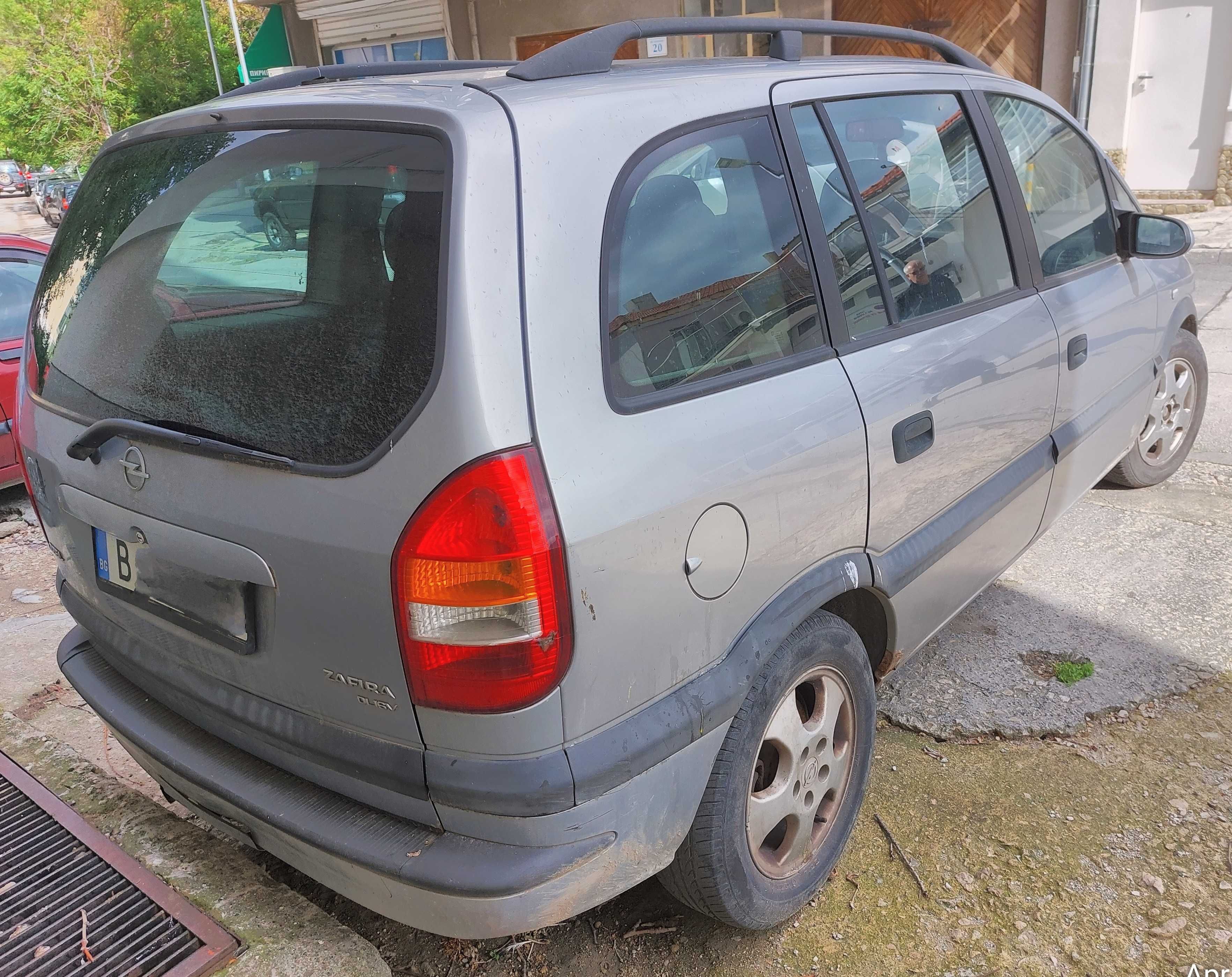 OPEL ZAFIRA 2000г. DI 16V 85 кс.