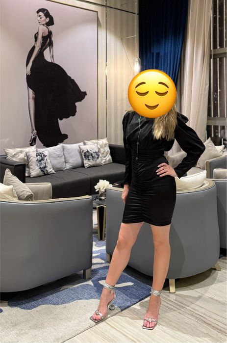 Sandale Mach & Mach cu snur pe glezna si cristal