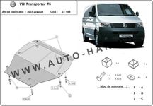 Scut motor metalic VW Transporter T6 2015-prezent
