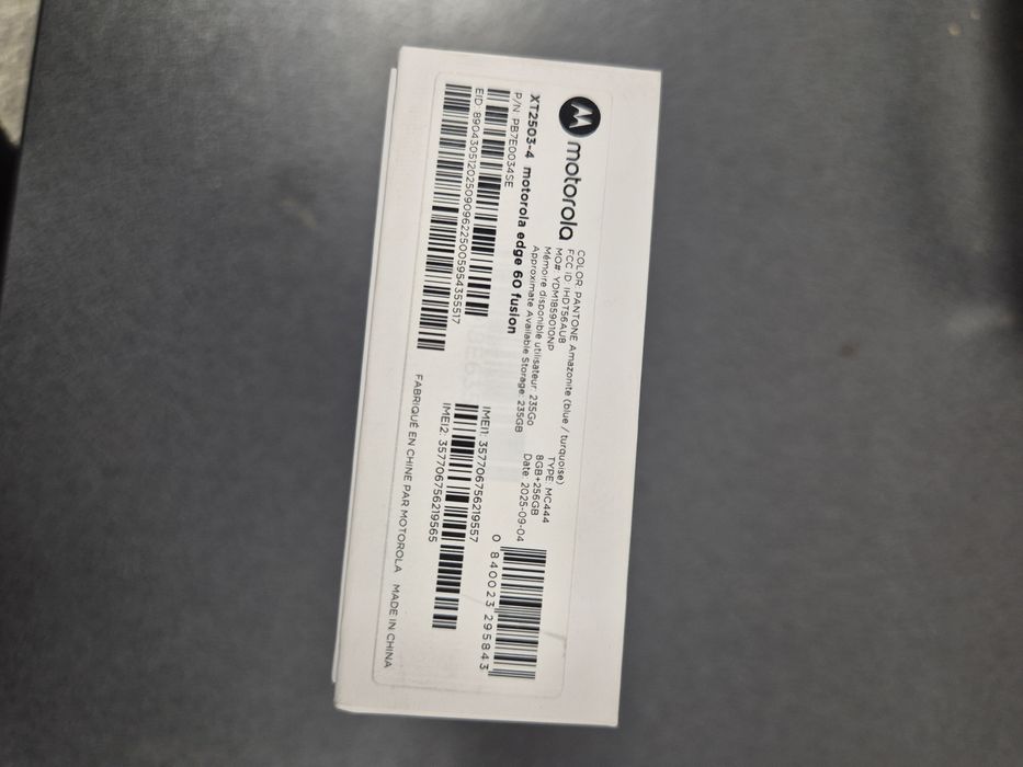 Motorola Edge 60 Fusion 256gb - Sigilat - DualSim - Blue