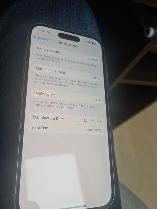 iPhone 16 Teal in garantie