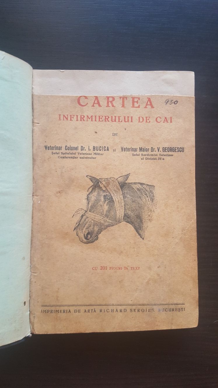 Cartea Infirmierului de CAI, 1929