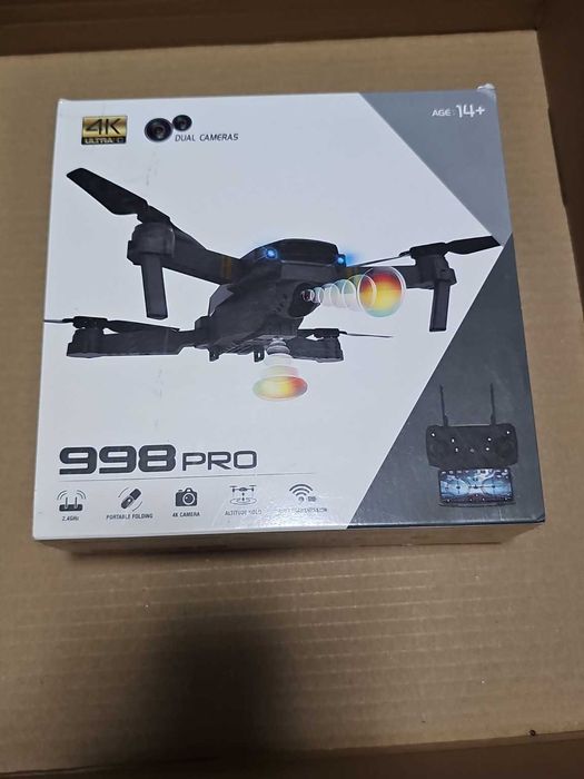 Дрон 998 PRO – 4K Dual Camera, сгъваем, Wi-Fi FPV