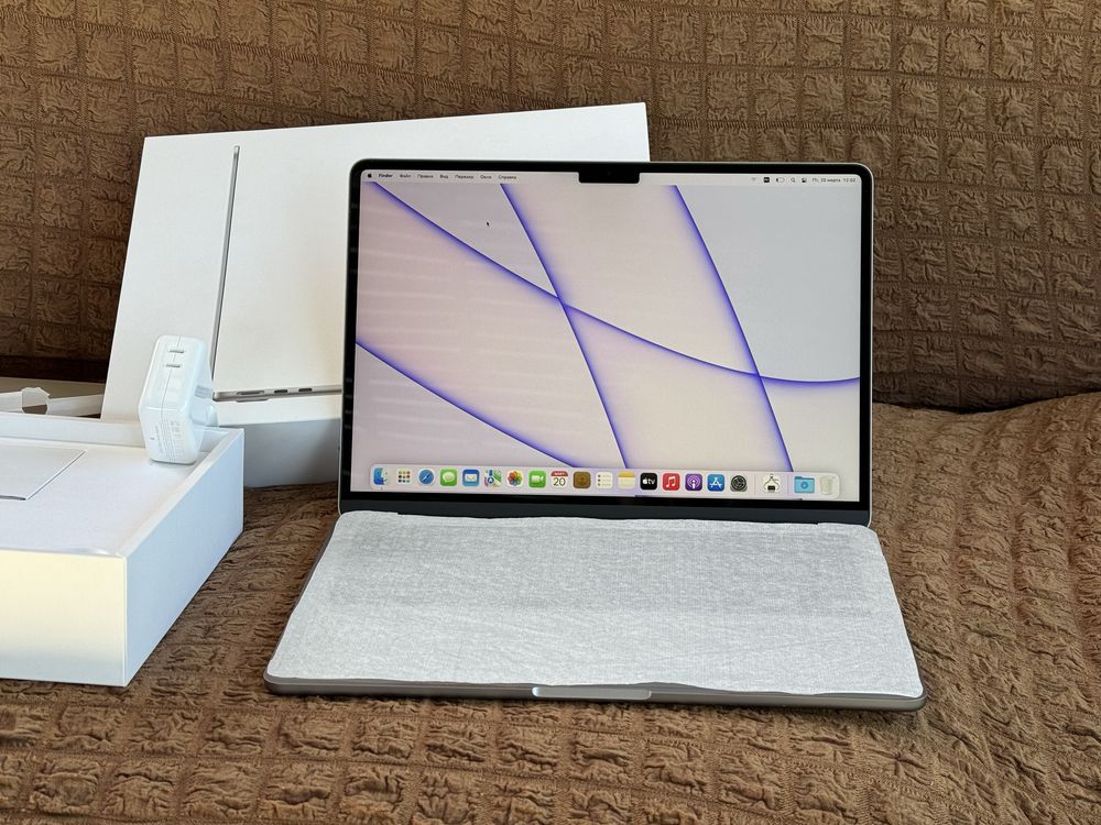 OZU16GB/Идеал Apple MacBook AIR 13.6 M2 2024 EAC/SSD256GB/RAM16GB!