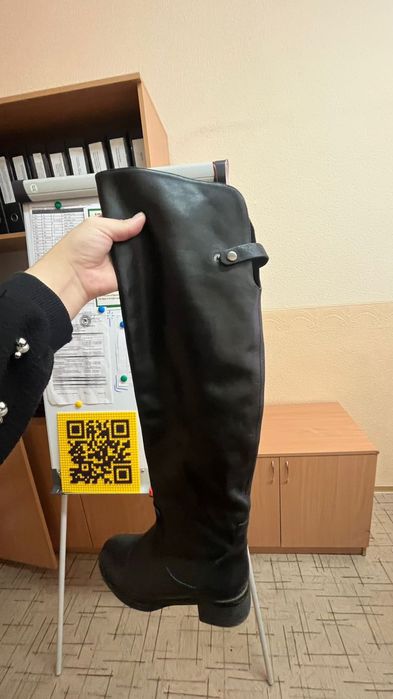 Сапоги кожаные итальянские