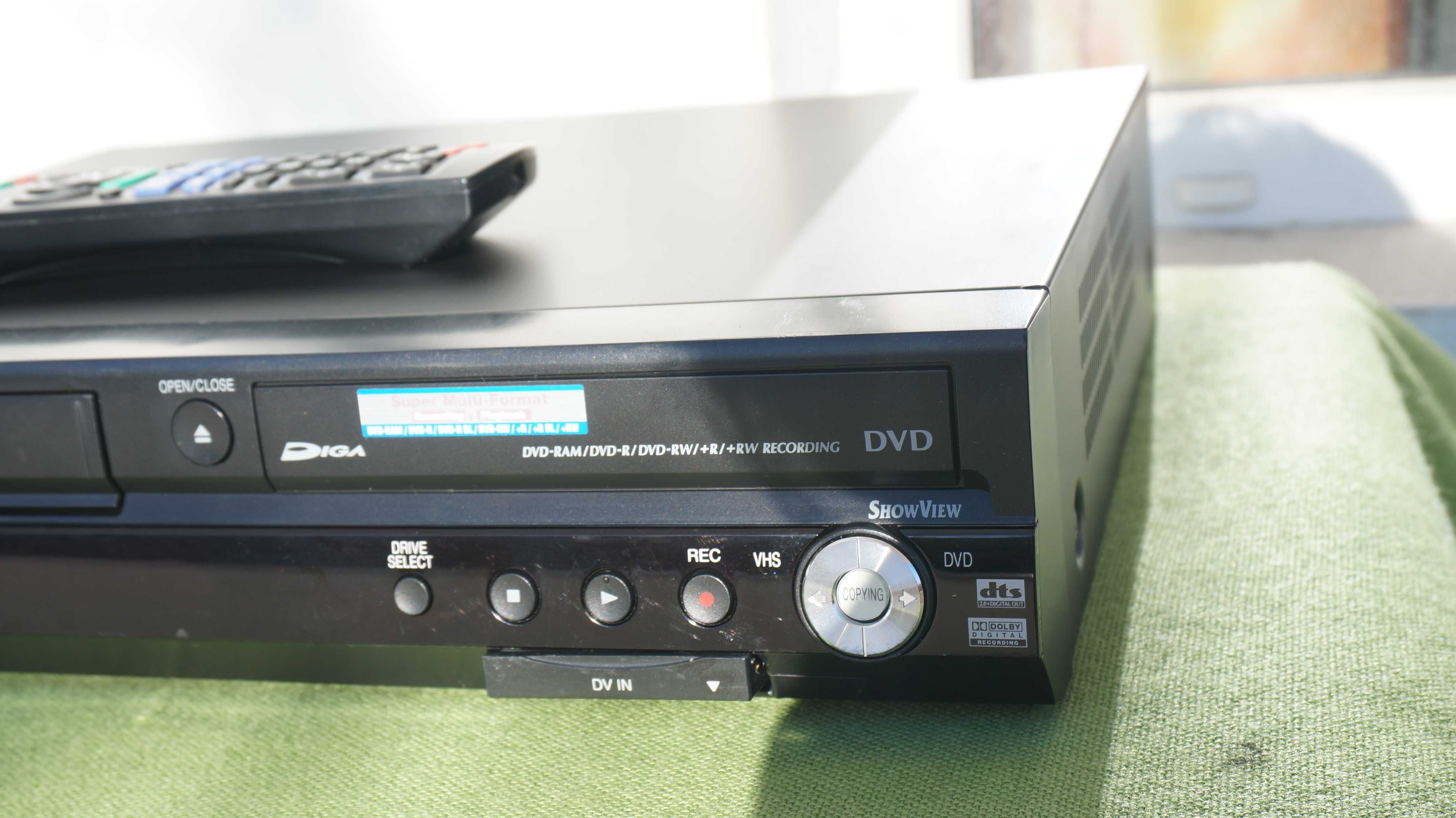 DVD recorder combo VHS Panasonic DMR-ES35 stereo Hi-Fi