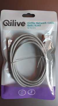 Cablu de retea nou-sigilat CAT5E Qilive. Pret Auchan: 17ron