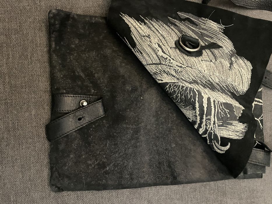 Кожена чанта с бридерия