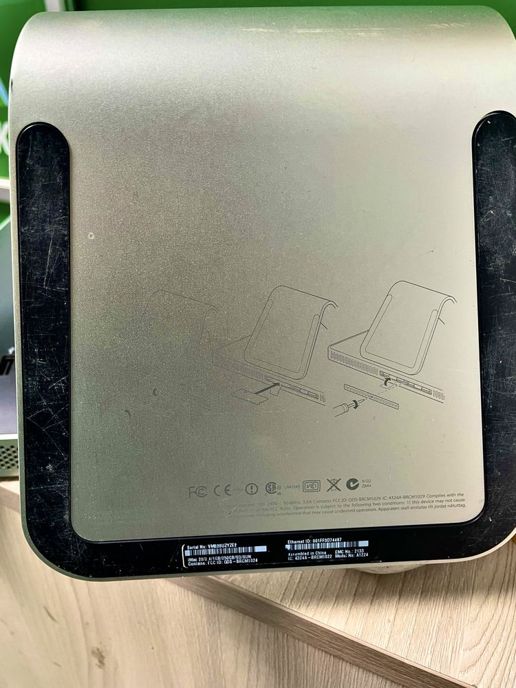 iMac 20/2(Windows 7); ОЗУ3GB, SSD 264GB, x64