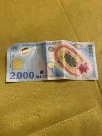bancnota 2000 lei eclipsa
