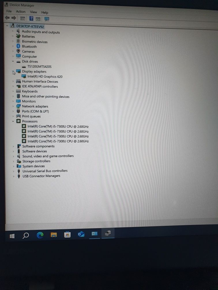 Vand Lenovo t570 i5 7200u