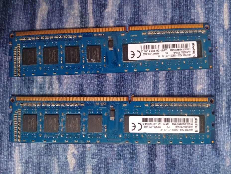 Оперативная память 4гб Kingston 2 штуки