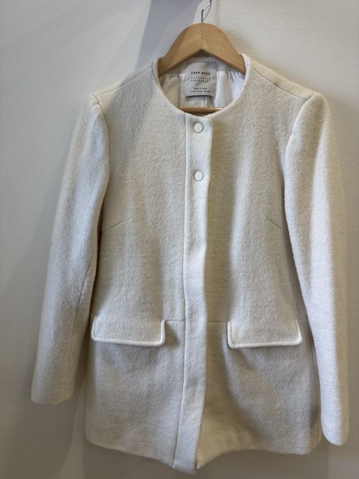 Palton crem, Zara Basic