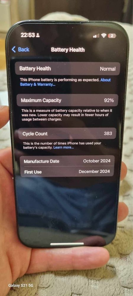 iPhone 16 Pro 256 GB Black Titanium
