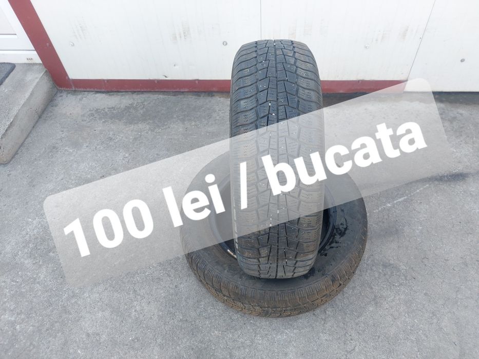 100 lei bucata! Doua anvelope M+S/IARNA 185 65 15 Viking