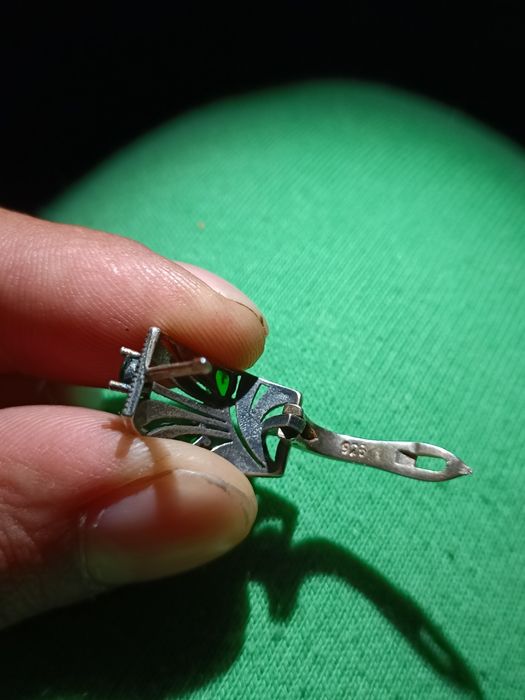 Cercei eleganți vintage de argint