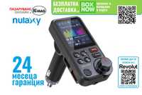 Nulaxy KM30 Bluetooth FM Transmitter и зарядно за телефон-сив цвят