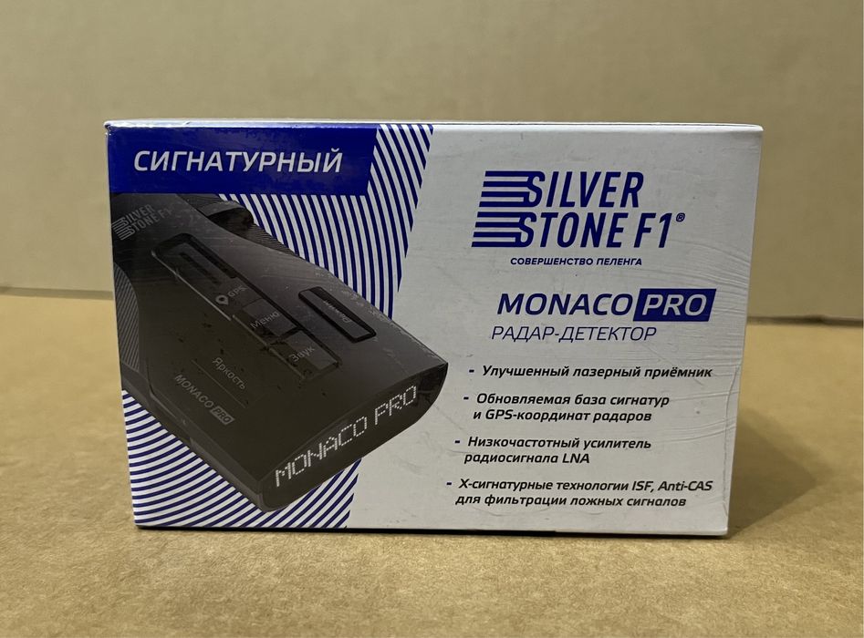 Радар-детектор Silverstone F1 Monaco PRO. Новый.