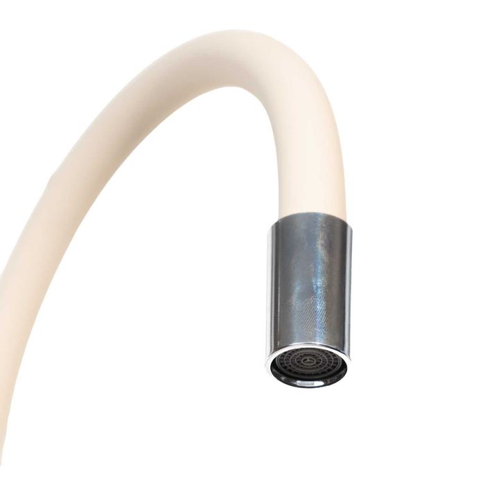 Baterie sanitara bucatarie felxibila bej