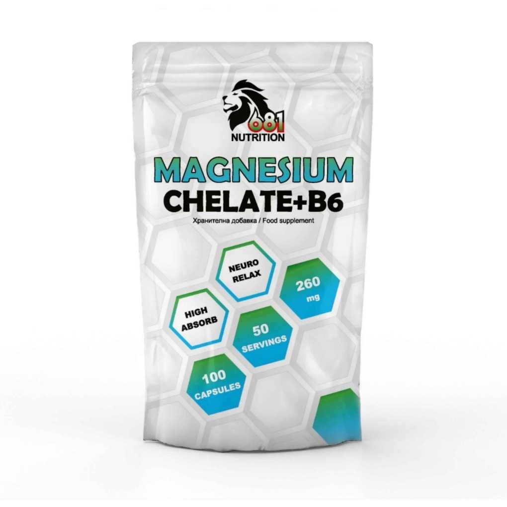 681 NUTRITION MAGNESIUM Chelate+B6 100 caps