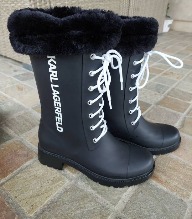 Нови ! Дамски  ботуши Karl Lagerfeld 37 номерd