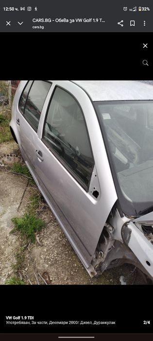 Golf 4 2000 1.9TD 116k.s. ЗА ЧАСТИ