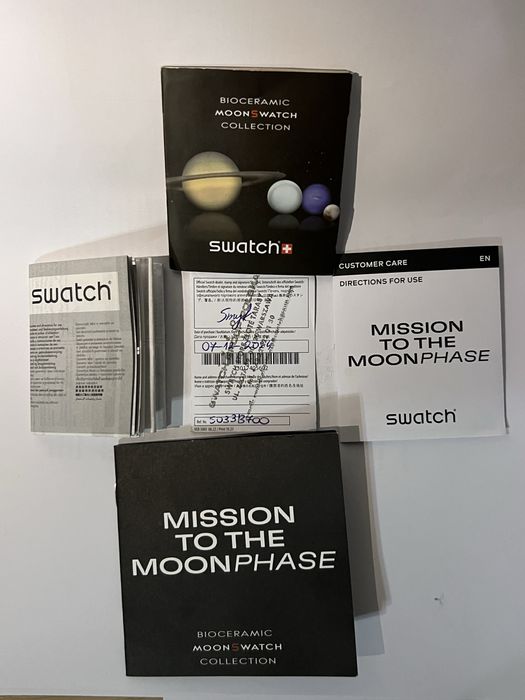 Omega Swatch Mission to the moon moonphase snoopy edition