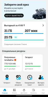 Продам гб теле2 по 100тг