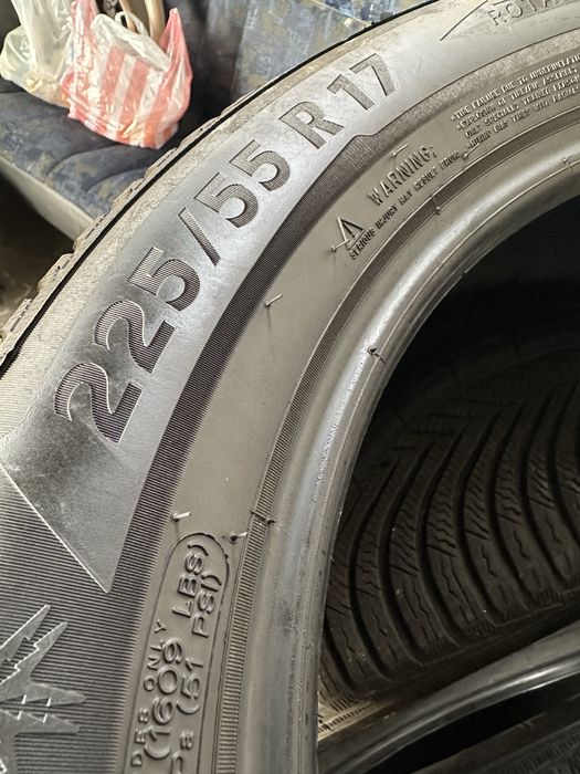 225/55/17 Michelin dot22 4 броя