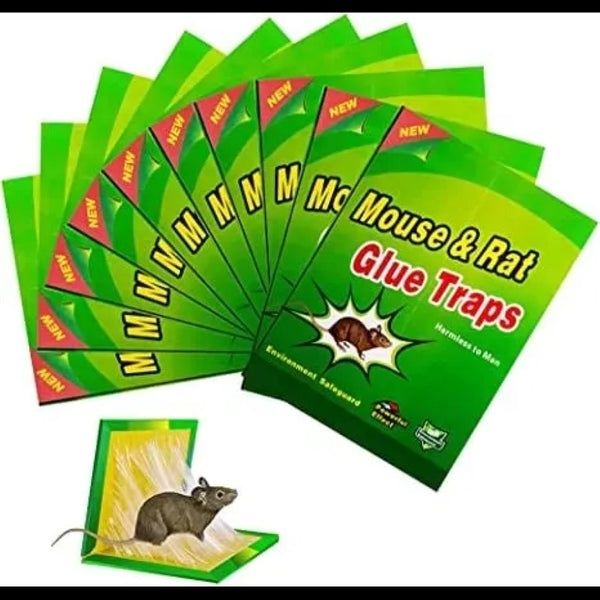 Pachet 10 buc Capcană cu adeziv pentru șoareci, insecte, muște,  ganda