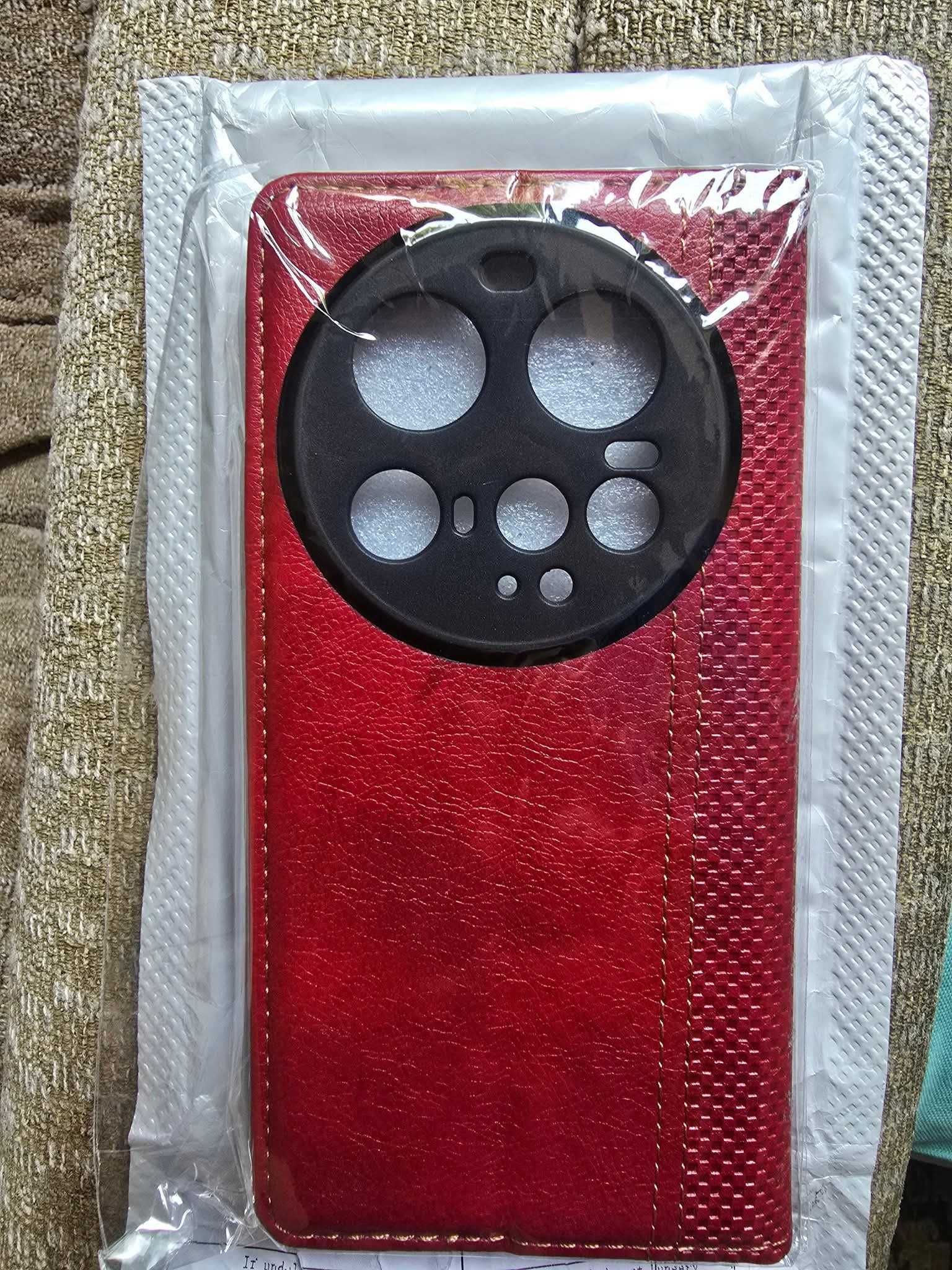 Кожен кейс + стъклен протектор + метален протектор за Xiaomi 15 Ultra.