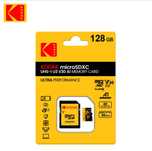 Карта памет Micro SD TF Card KODAK Class 10 U3 V30 4K 128GB