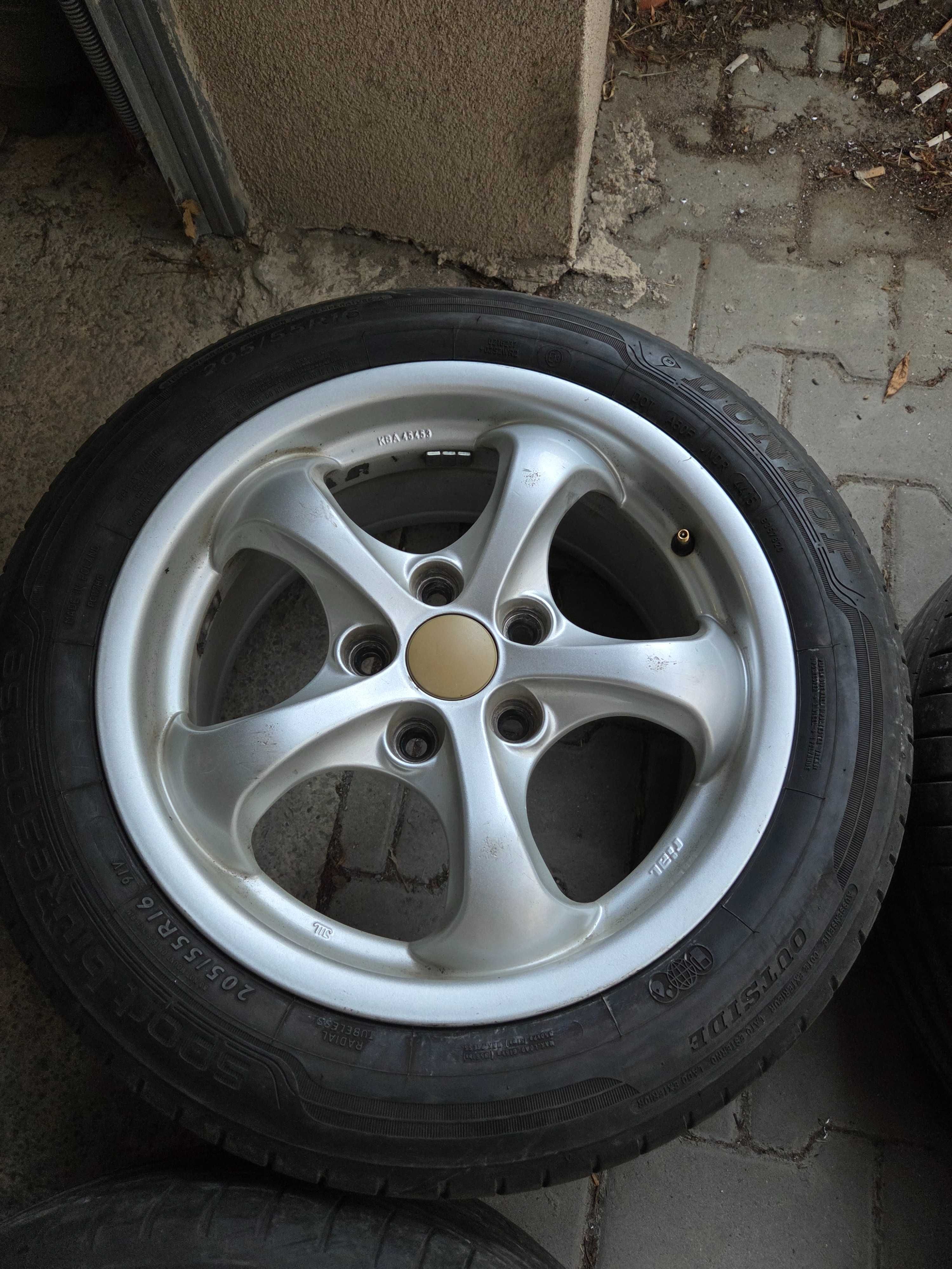 Джанти с гуми Rial 16 x 7.5J 5x114.3 205/55/R16