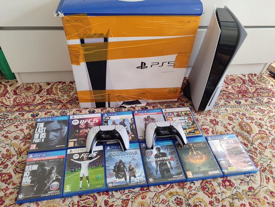 Продам Sony Playstation 5 пс5 с играми