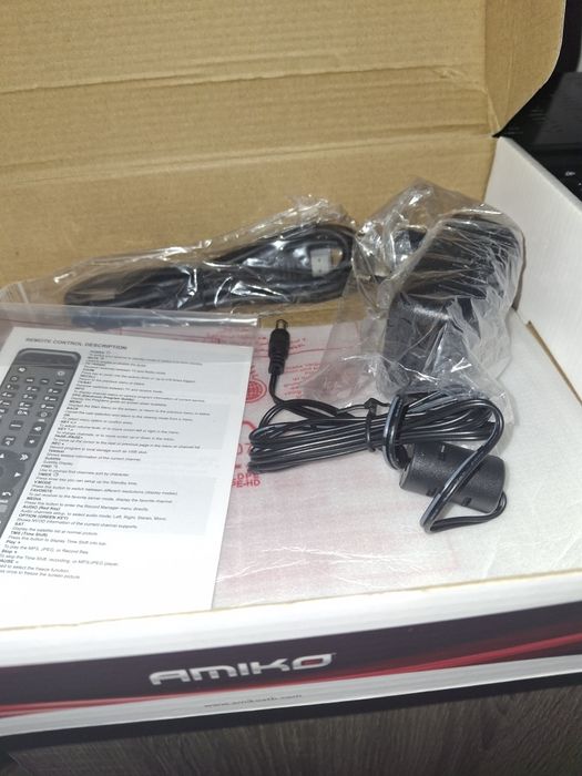 Receiver, decodor, receptor Amiko 4k combo 9265+