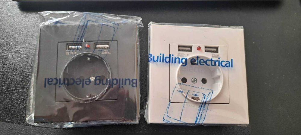 priza 220 cu dublu USB si led