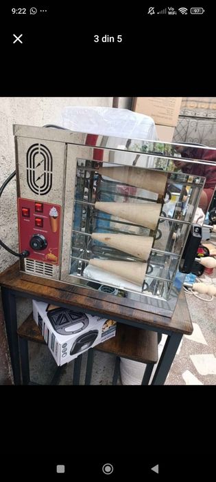 Aparat electric kurtos nou cu 8 forme inclus