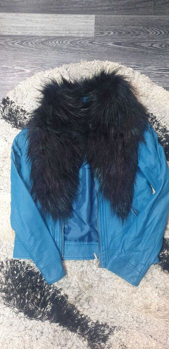 Jacheta cu guler blana