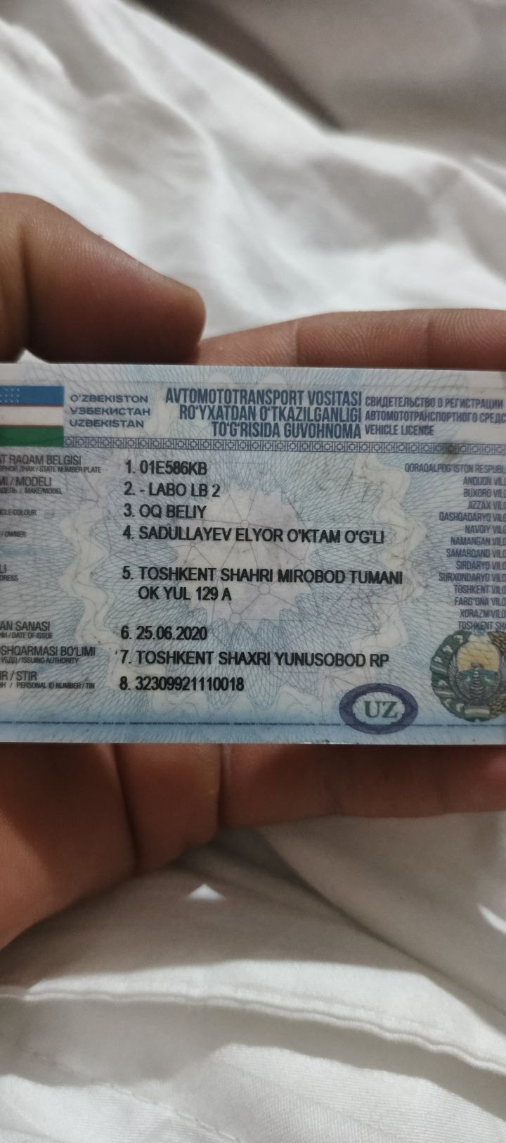 Labo avto moshinasi sotiladi