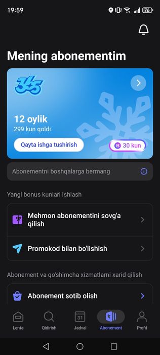 1fit 1 yilli aboniment