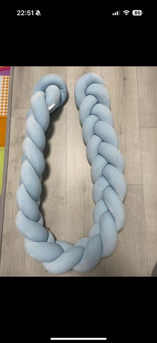 Protectie impletita pentru patut