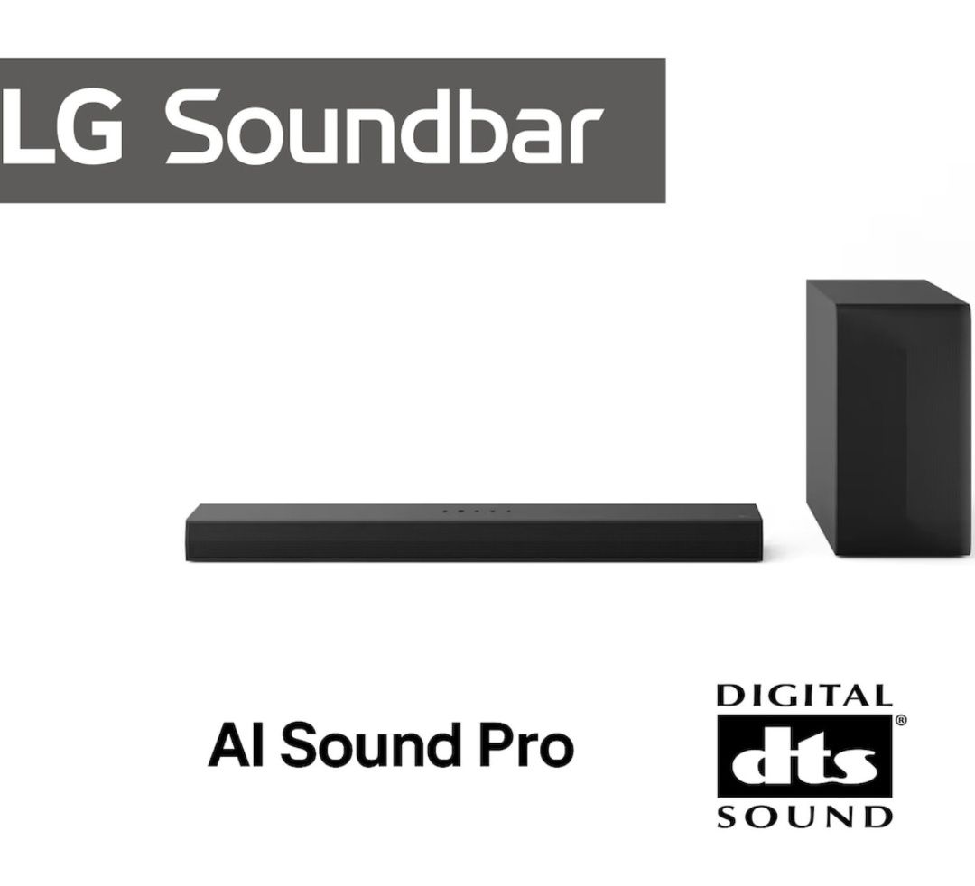 Soundbar LG S60T, 3.1, 340W, Dolby Audio, Subwoofer Wireless, HDMI