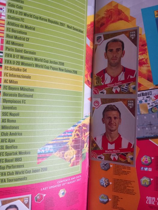 Panini FIFA 365 2018 - Албум за стикери