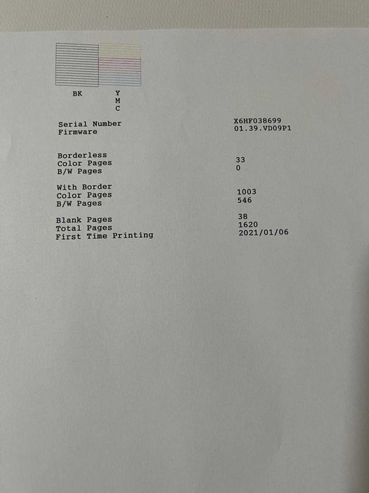 Epson L3156 ca noua 1600 de pagini printate preț 500 DE LEI