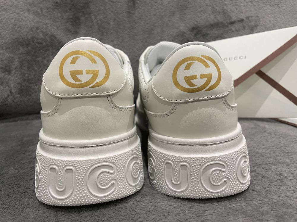 Adidasi Gucci dame din piele marimea 37 noi in cutie